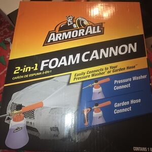 2-in-1 Foam Cannon - Orange and White